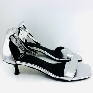 Vegabind Silver Women's Heeled Sandals Size 7